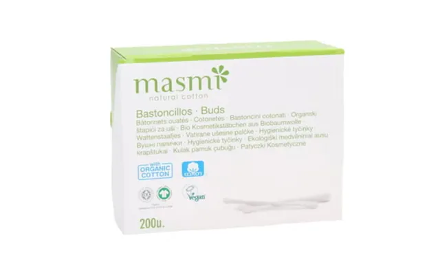 Masmi Organic Cotton Buds - 200 Pieces product image