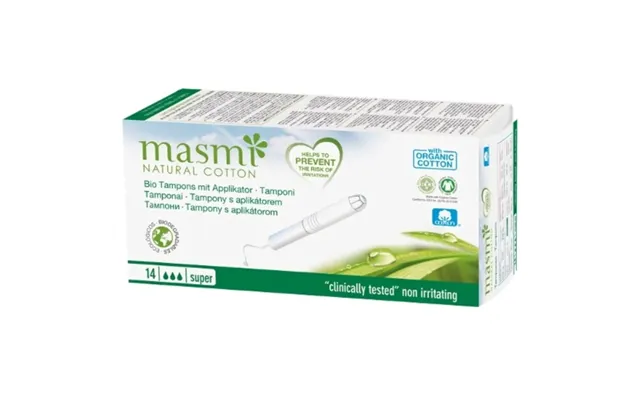 Masmi Organic Cotton Swabs Applicator - Super 14 Pieces product image