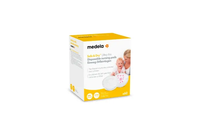 Medela Safe And Dry Disposable Absorbent Discs 60units