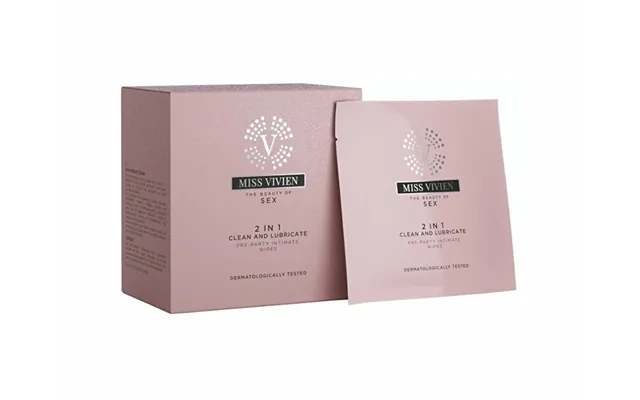 Miss Vivien 2 In 1 Pre-party Intimate Wipes 10 X 6 Ml
