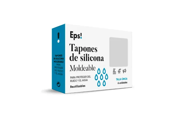 Moldable Silicone Ear Plugs Eps 6 Units