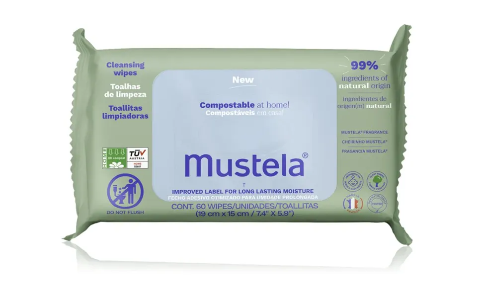 Mustela Modular Cleansing Wipes X60