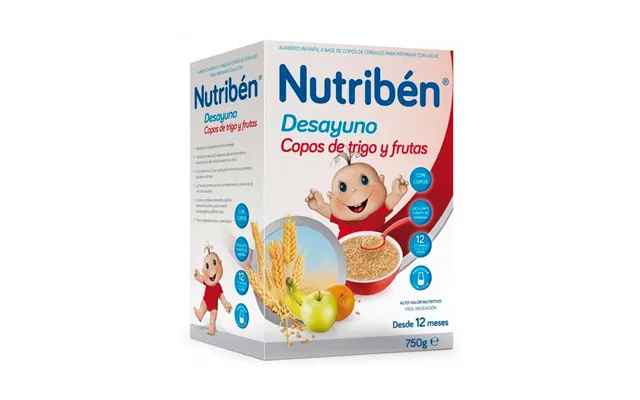 Nutribén Breakfast Flakes Wheat Fruit 750g