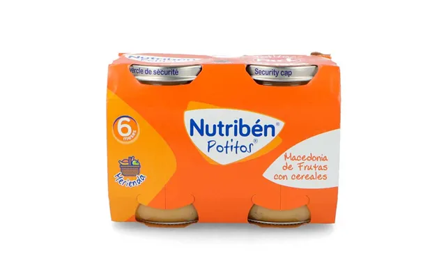 Nutribén Potito Fruit And Cereal Macedonia 2x190g