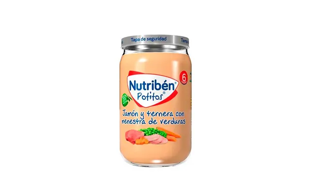 Nutribén Potito Ham - Beef With Vegetables 235g