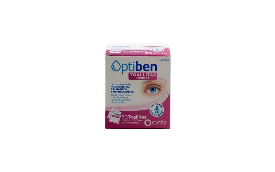Optiben Eye Wipes 30 Units