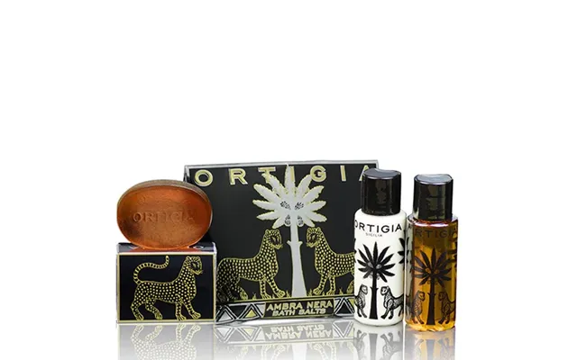 Ortigia Black Amber Gift Set Bag