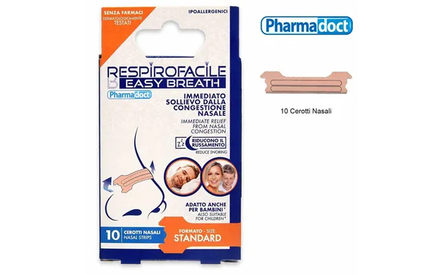 Pharmadoct Transparent Nasal Plasters 10 Pcs In Sachet product image