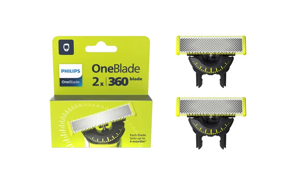 Philips Oneblade 360 Qp420 50 Replacement Blades 2 Pcs