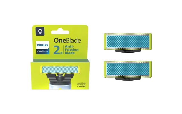 Philips Oneblade Anti-friction Qp225 50 Oneblade Replacement Blades 2pcs