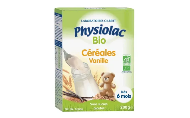 Physiolac Bio Cereals Vanilla From 6 Months 200g