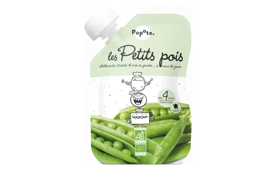 Popote Small Peas Organic 4 6 Months 120g