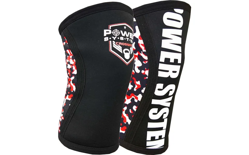 Power System Knee Sleeves Bondage Knee Size Red - S M