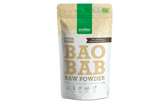 Purasana Organic Baobab Powder 200g product image
