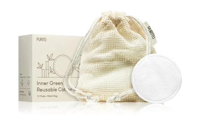 Purito Green Reusable Cotton Inner Rounds 10pcs