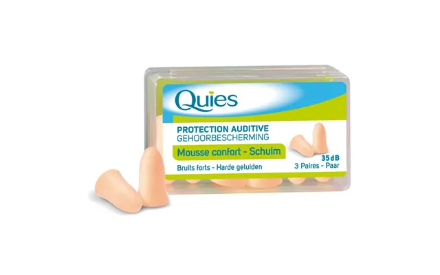 Quies Comfort Flesh-tone Hearing Protection Foam 3 Pairs