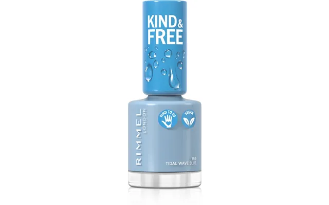 Rimmel Kind & Free Nail Polish 8ml 152 Tidal Wave Blue product image