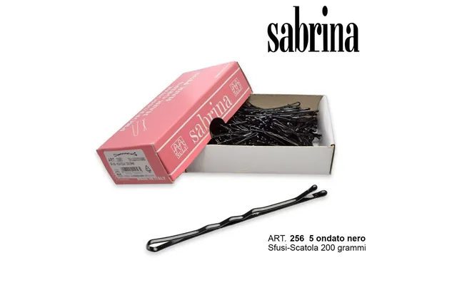 Sabrina Ball Clip N.5 On-sc 200 Grams Black Wavy