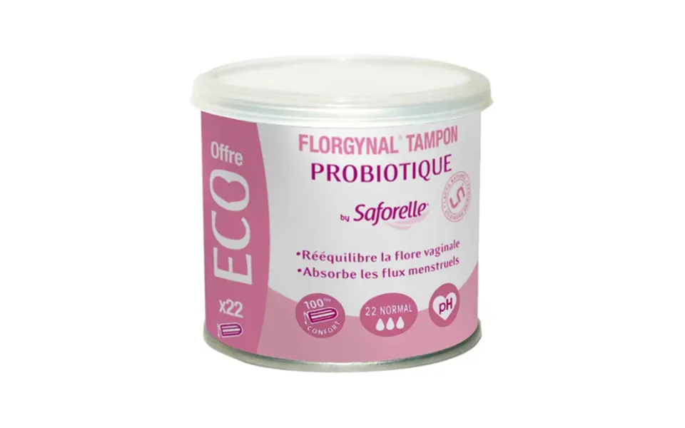 Saforelle Florgynal Normal 22 Swabs Eco Box