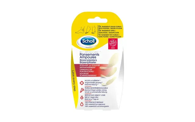 Scholl Different Sizes Heel And Toe Patches X5 product image