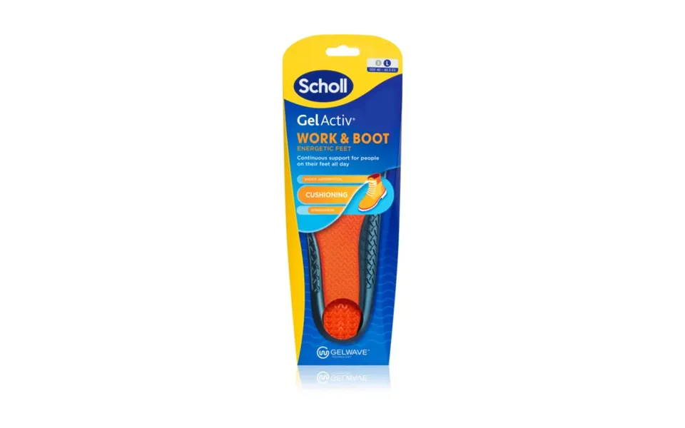 Scholl Gelactiv Insole Work & Boot Insoles 1 Pair