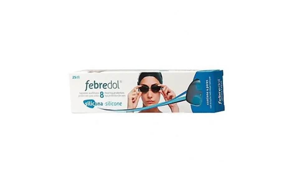 Silicone Earplugs 8 Units Febredol