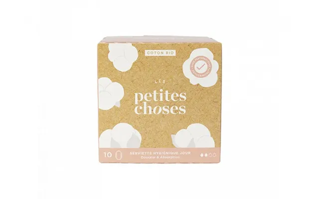 Small Things Organic Hygienic Day Towel X10 product image