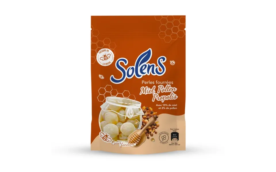 Solens Honey - Pollen & Propolis Filled Pearls 100g