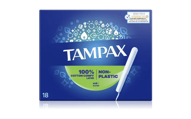 Tampax Super Swabs With Applicator 18 Pieces product image