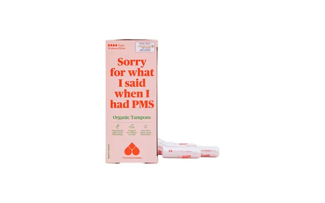 The Female Company Organic Tampons - Super 16 Pieces product image
