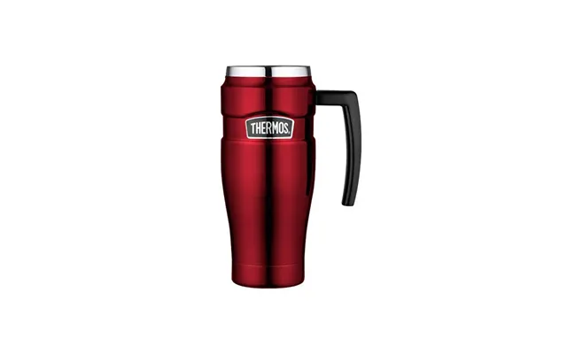 Thermos Style Waterproof Thermometer With Handle - Red 470 Ml
