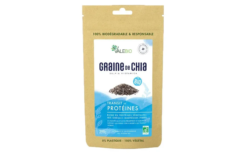 Valebio Organic Chia Seeds Super Food 200g