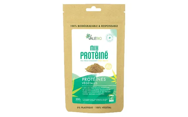 Valebio Organic Protein Mix Vegetable Proteins 200g product image