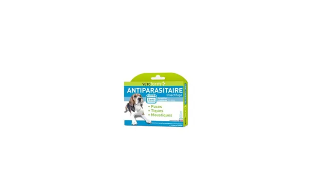 Vetoform Dog Antiparasitic Pipettes Medium 15 To 30kg 3x3ml