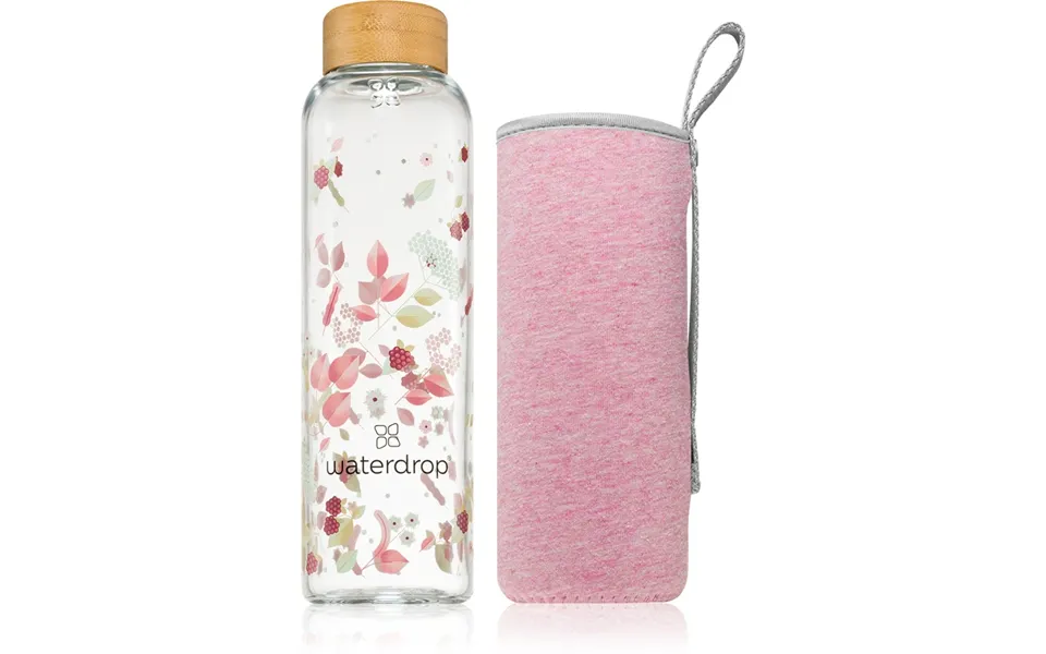Waterdrop Glass Edition Flair Glass Water Bottle 600 Ml