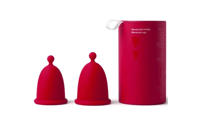 Whoop De Doo Duo Pack Red Menstrual Cup 2 Pieces product image