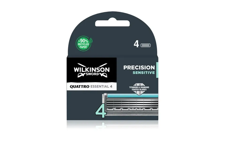 Wilkinson Sword Quattro Titanium Sensitive 4 Pieces - Replacement Heads