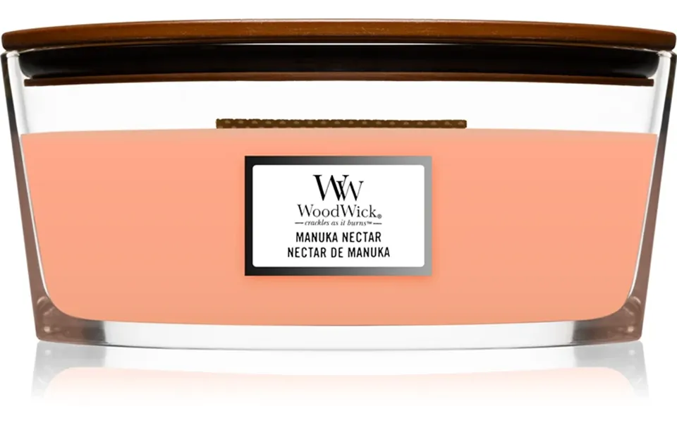 Woodwick Manuka Nectar Scented Candle With Wooden Wick Hearthwick 16oz
