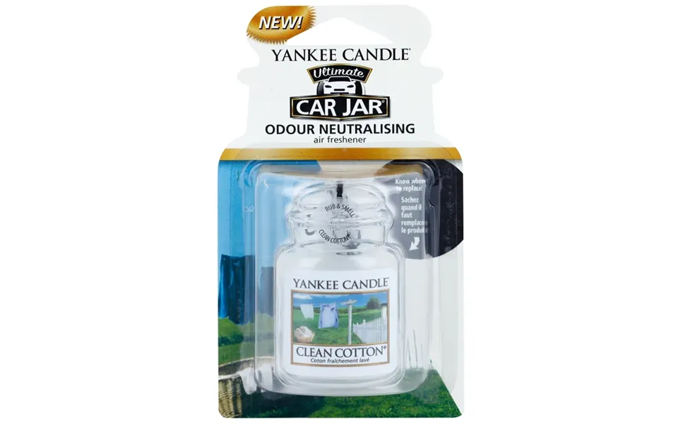Yankee Candle Clean Cotton Ultimate- Luxury Car Label
