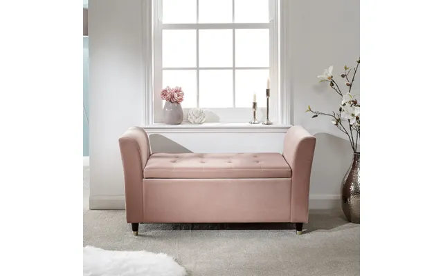 Genoa Window Fabric Seat - Blush Pink