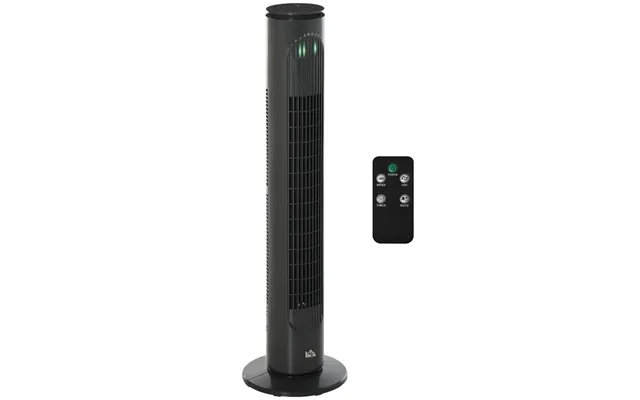 Homcom 30 Oscillating Led Tower Fan - Black