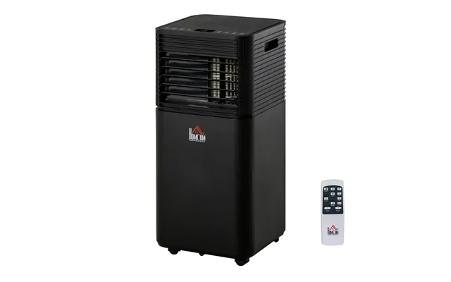 Homcom 4-in-1 Portable Air Conditioner Unit, Black - 7000 Btu