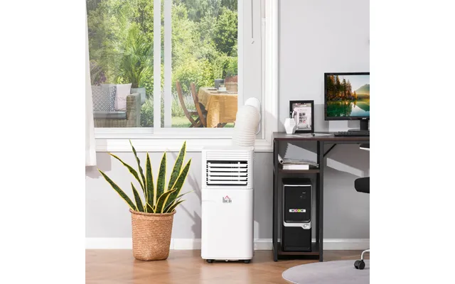 Homcom 4-in-1 Portable Air Conditioner Unit, White - 9000 Btu