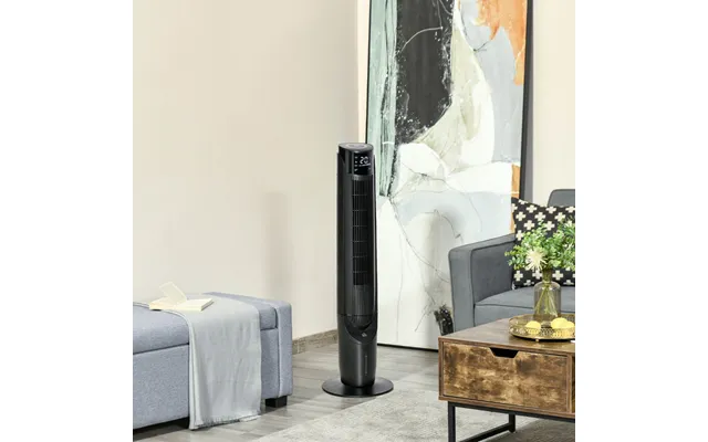 Homcom 42 4-in-1 Ice Cooling Tower Fan Water Conditioner - Black