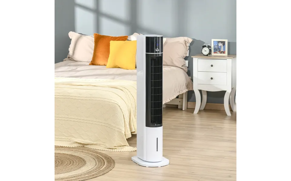 Homcom Bladeless Air Cooling Tower Fan With Water Conditioner Humidifier