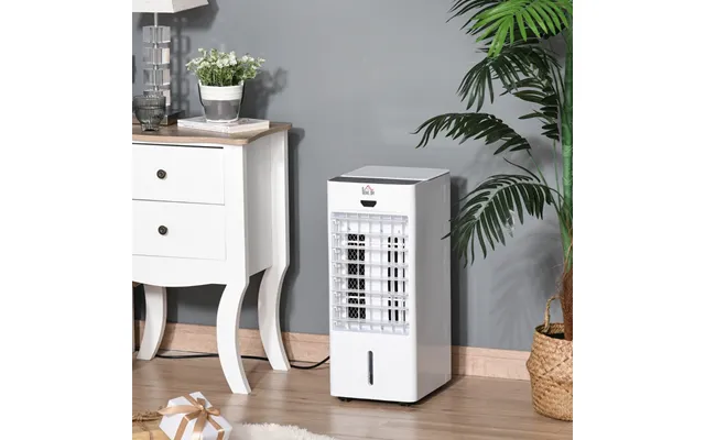 Homcom Portable Evaporative Humidifier Air Cooler - White