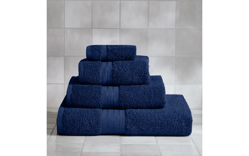 Ohs 100% Cotton Bath Sheet, Navy - 1pc