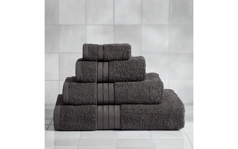 Ohs 100% Cotton Bath Towel, Charcoal Grey - 1pc