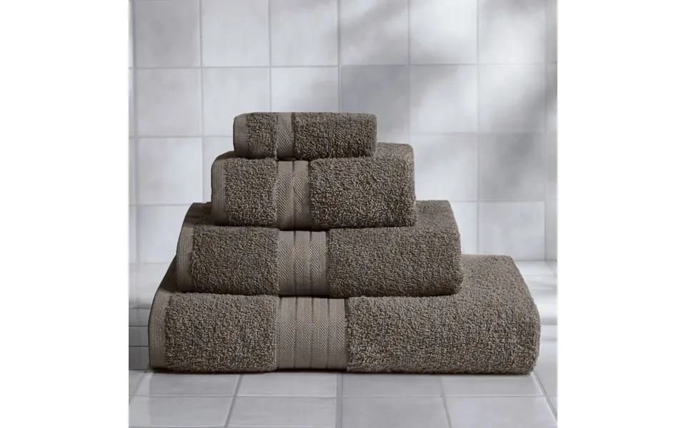 Ohs 100% Cotton Bath Towel, Grey - 1pc