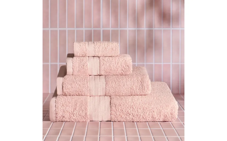 Ohs 100% Cotton Hand Towel, Blush Pink - 1pc